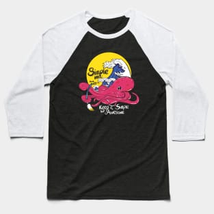 Octopus simple INK Baseball T-Shirt